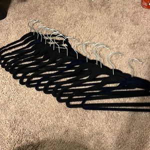 15 Black Velvet Hangers